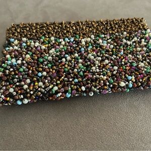 50%offw❤️ Textured Beaded small clutch/purse VOA Unique PURSE-SALE was $60